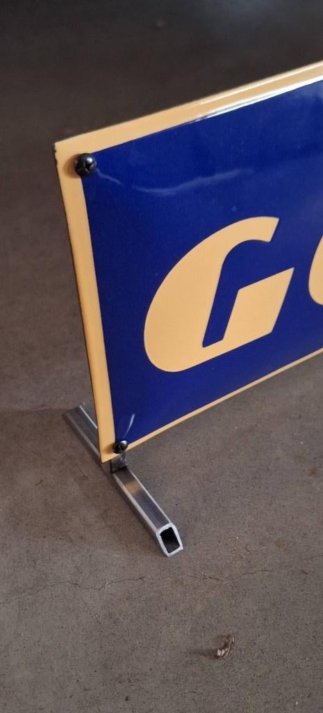 Nieuw emaille reclame bord Goodyear, Good Year banden., Reclamebord, ., Ophalen of Verzenden, Zo goed als nieuw