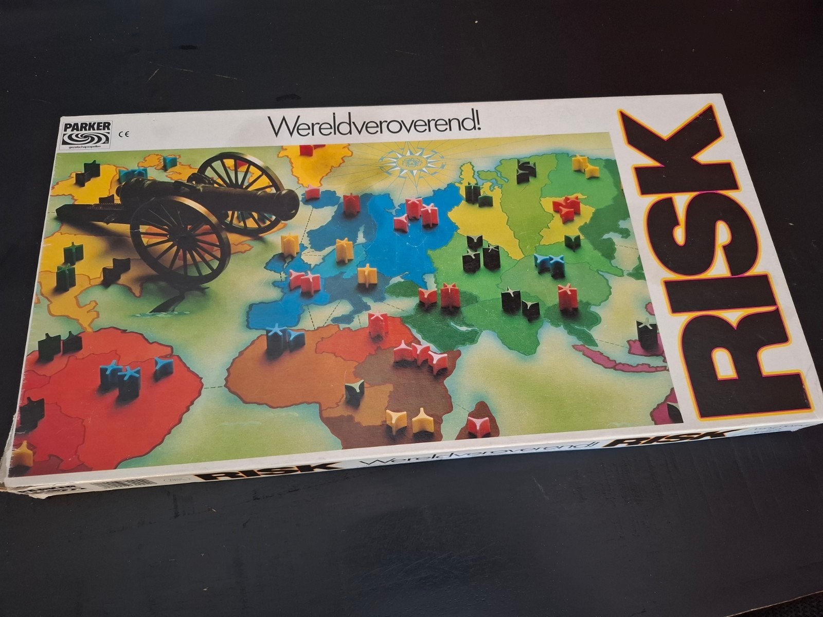 Risk, Hobby en Vrije tijd, Gezelschapsspellen | Bordspellen, Vijf spelers of meer, Ophalen of Verzenden, Gebruikt, Parker