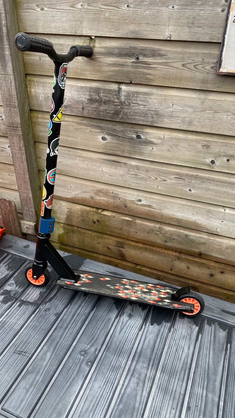 Black Dragon Stuntstep, Fietsen en Brommers, Steps, Gebruikt, Gewone step, Ophalen