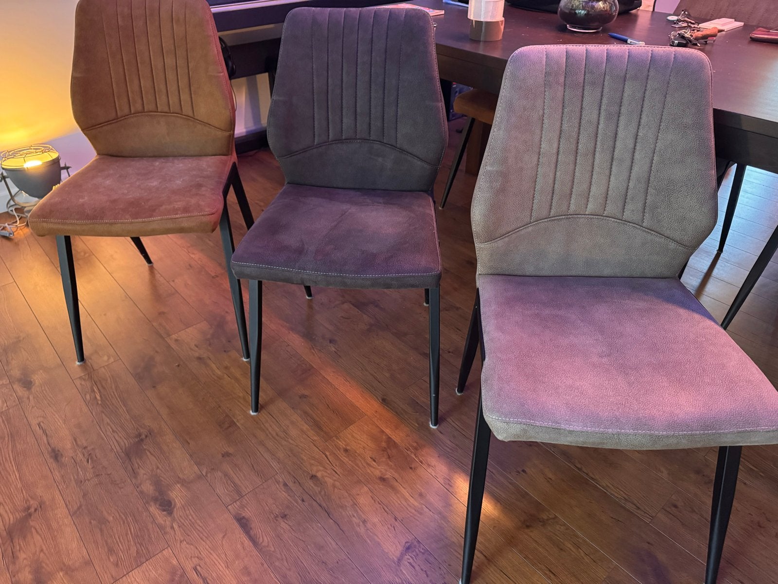Set van 6 moderne eetkamerstoelen - zo goed als nieuw, Ophalen, Overige kleuren, Drie, Zo goed als nieuw