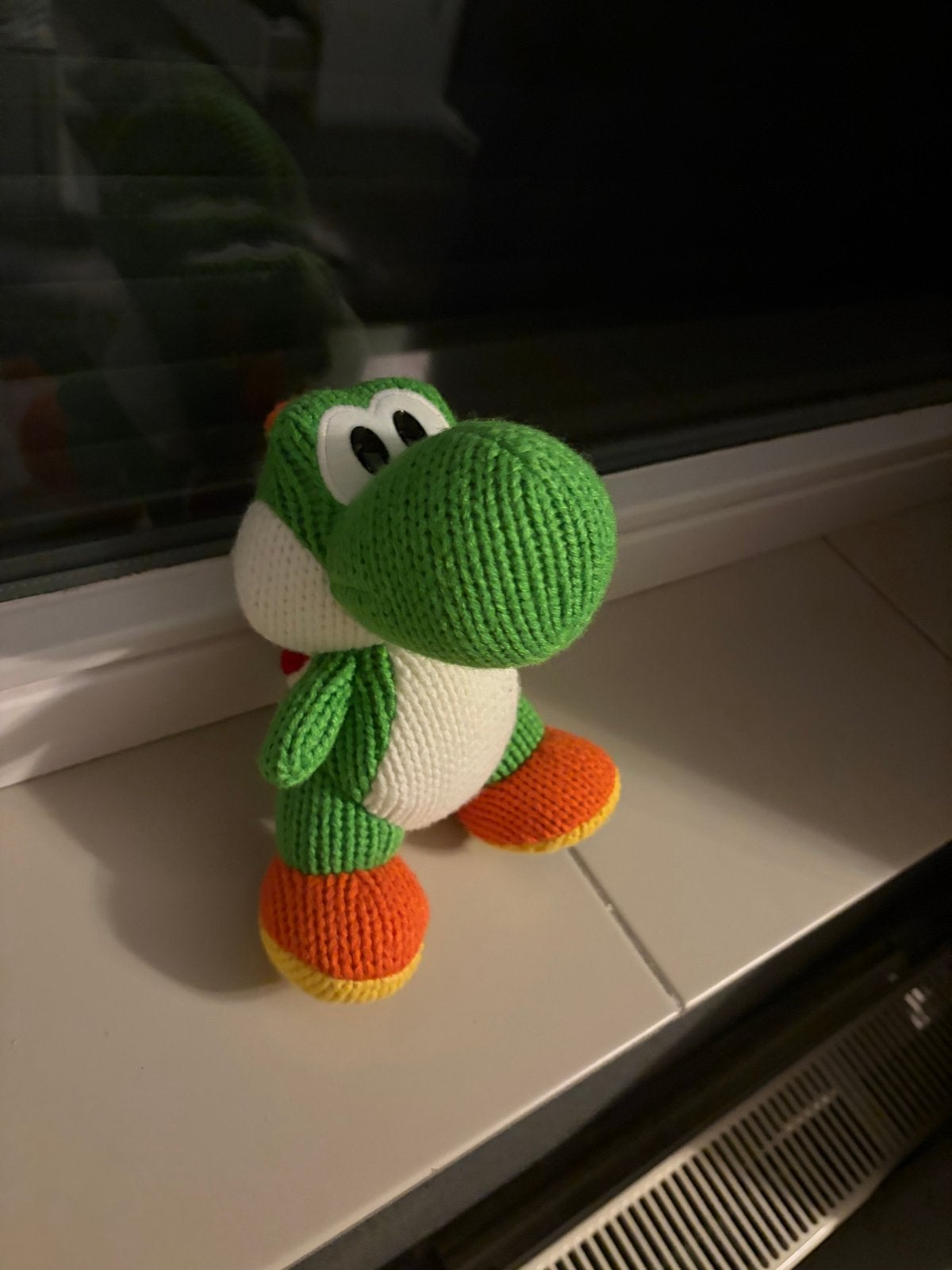 Grote Yoshi Yarn Amiibo - Nintendo, Gebruikt, Verzenden, Overige typen, Nintendo