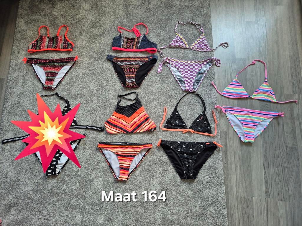 6 x bikini maat 164 oa protest, Meisje, Ophalen of Verzenden, Zo goed als nieuw, Maat 164
