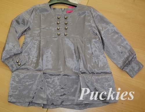Maat 116 Grijze Exit top/tuniek NIEUW (7911) a, Kinderen en Baby's, Meisje, Nieuw, Ophalen of Verzenden, Shirt of Longsleeve