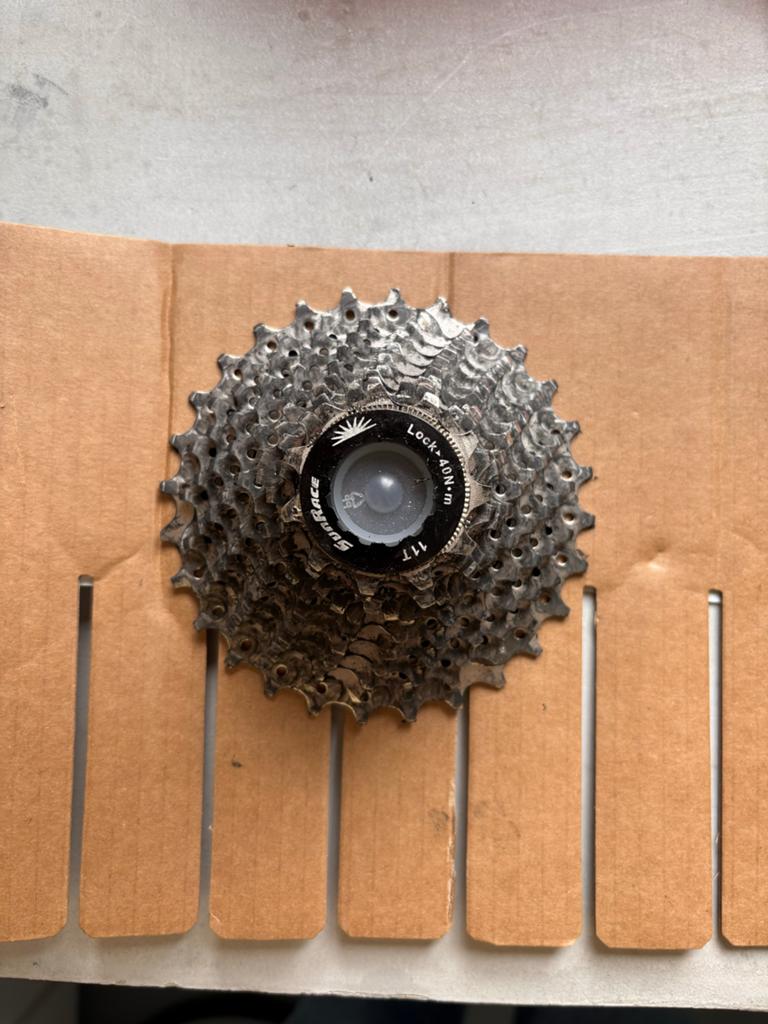 SunRace Fiets Cassette 11T - Gebruikt, Gebruikt, Staal, Ophalen of Verzenden, Derailleur of Ketting