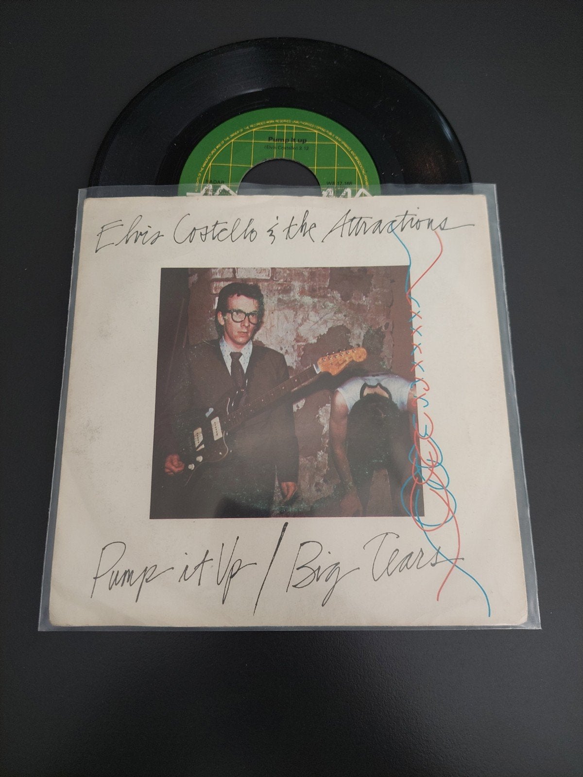 Elvis costello pump it up, Cd's en Dvd's, Vinyl Singles, Ophalen of Verzenden, Gebruikt, 7 inch