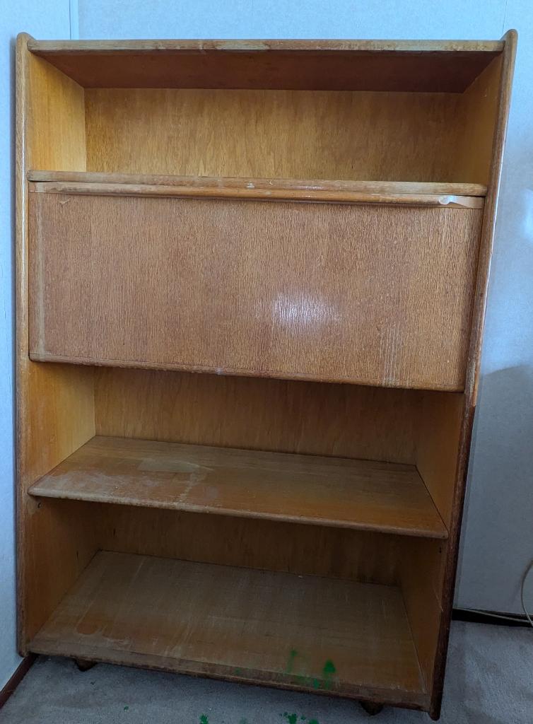 Vintage Pastoe boekenkast BE04, Ophalen, Gebruikt, 100 tot 150 cm, Eikenhout