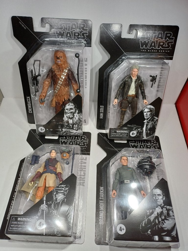Star Wars Black Series Wave 4 Archive 4 Figure Set Sealed, Ophalen of Verzenden, Nieuw, Actiefiguurtje