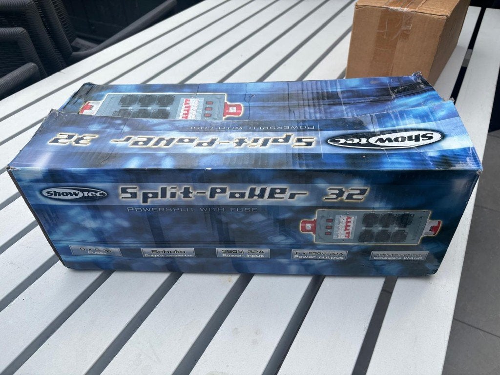 Showtec Split Power 32A krachtstroomverdeler, Ophalen, Nieuw, Licht