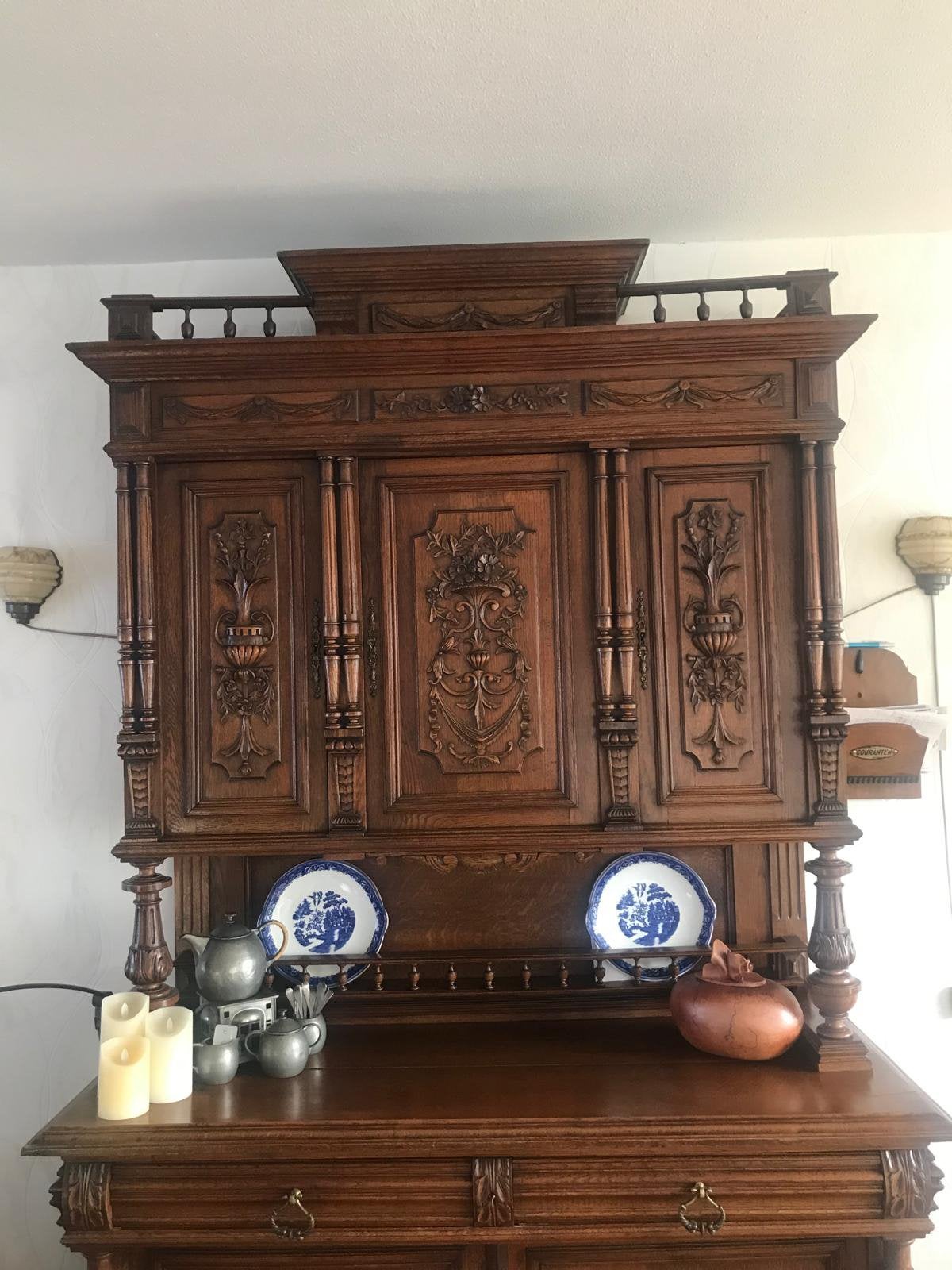 Antieke kast te koop, Ophalen
