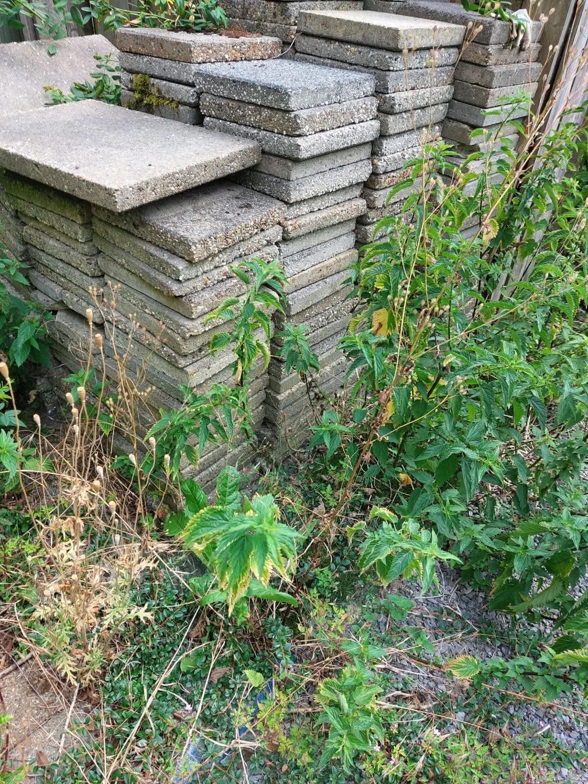Tegels, Ophalen, Zo goed als nieuw, Beton, Terrastegels