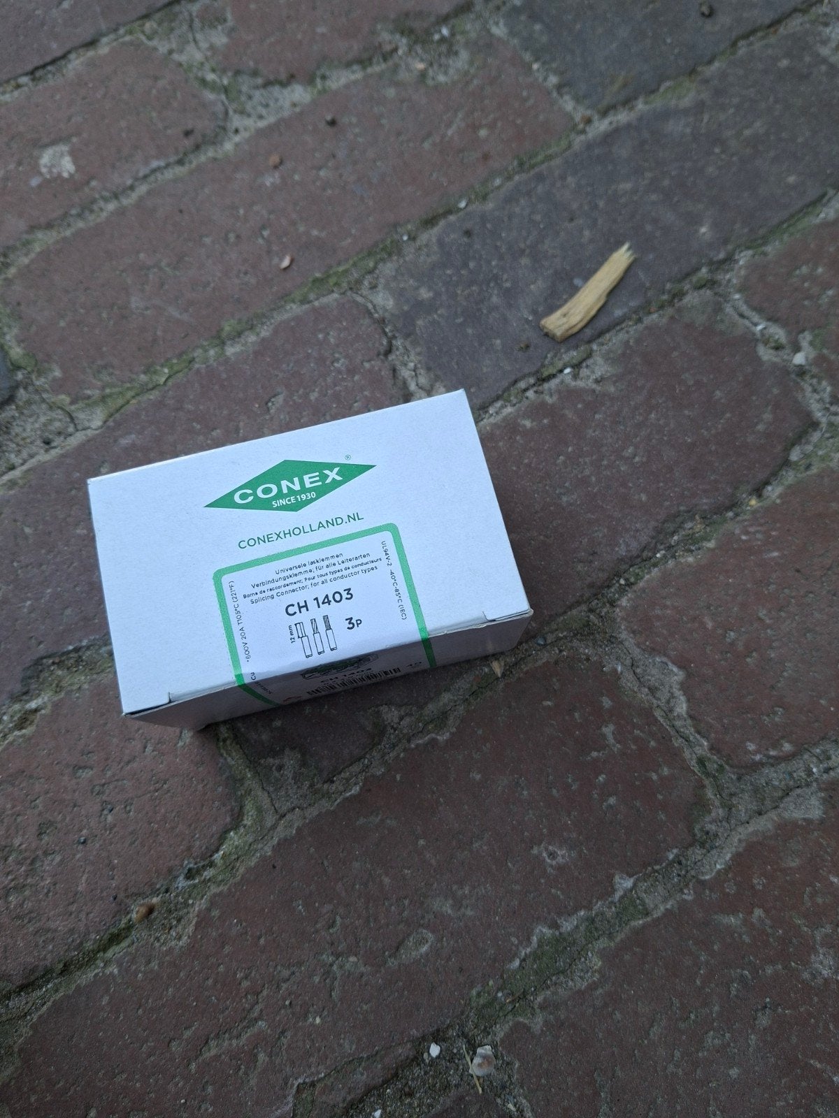 partij Connex CH 1403 Lasklemmen  10 doosjes, Doe-het-zelf en Verbouw, Elektra en Kabels, Ophalen of Verzenden, Nieuw, Overige merken