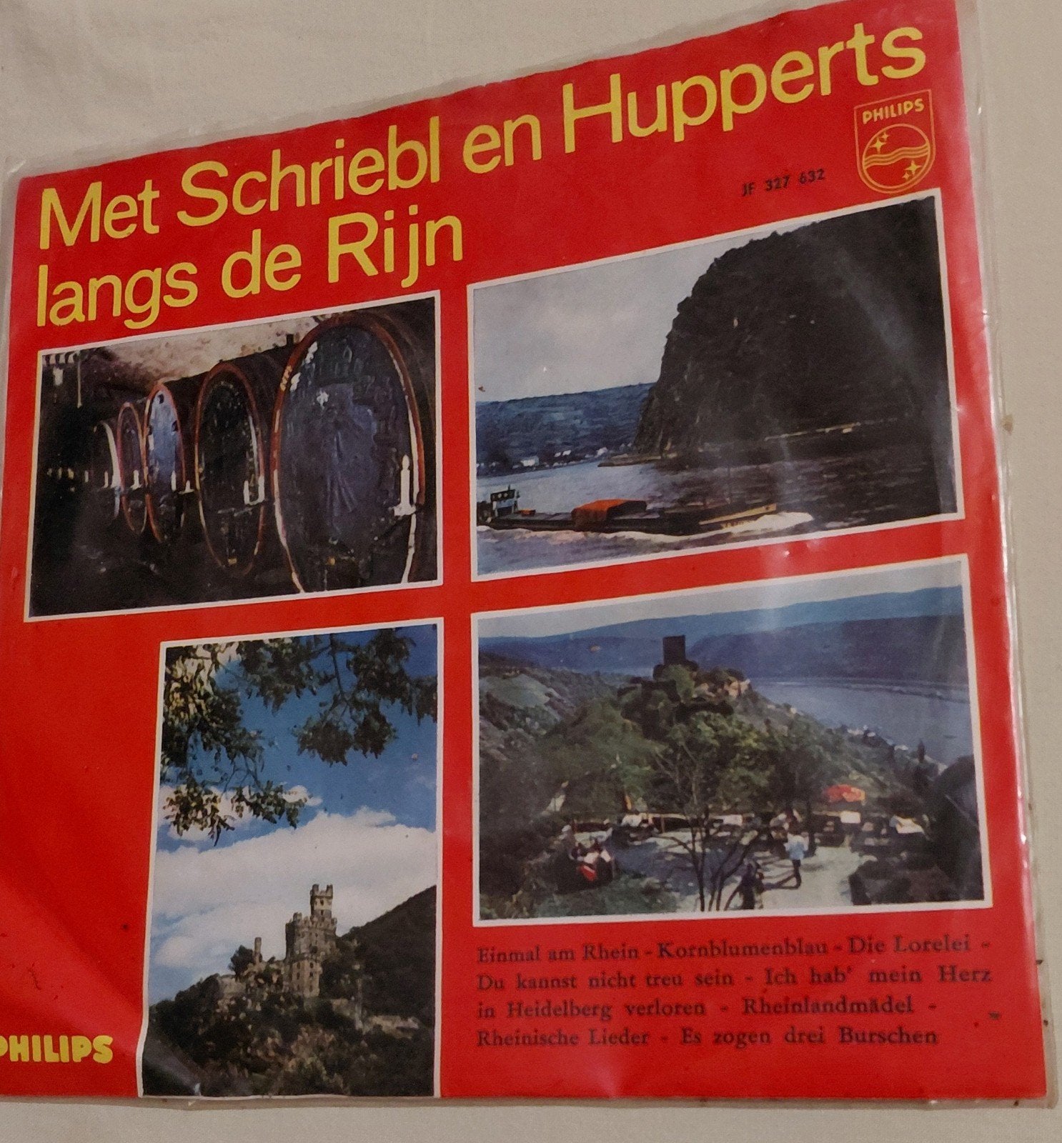 Schriebl en Hupperts,Met Schriebl en Hupperts langs de rijn, Ophalen of Verzenden, Gebruikt, 7 inch, Overige genres