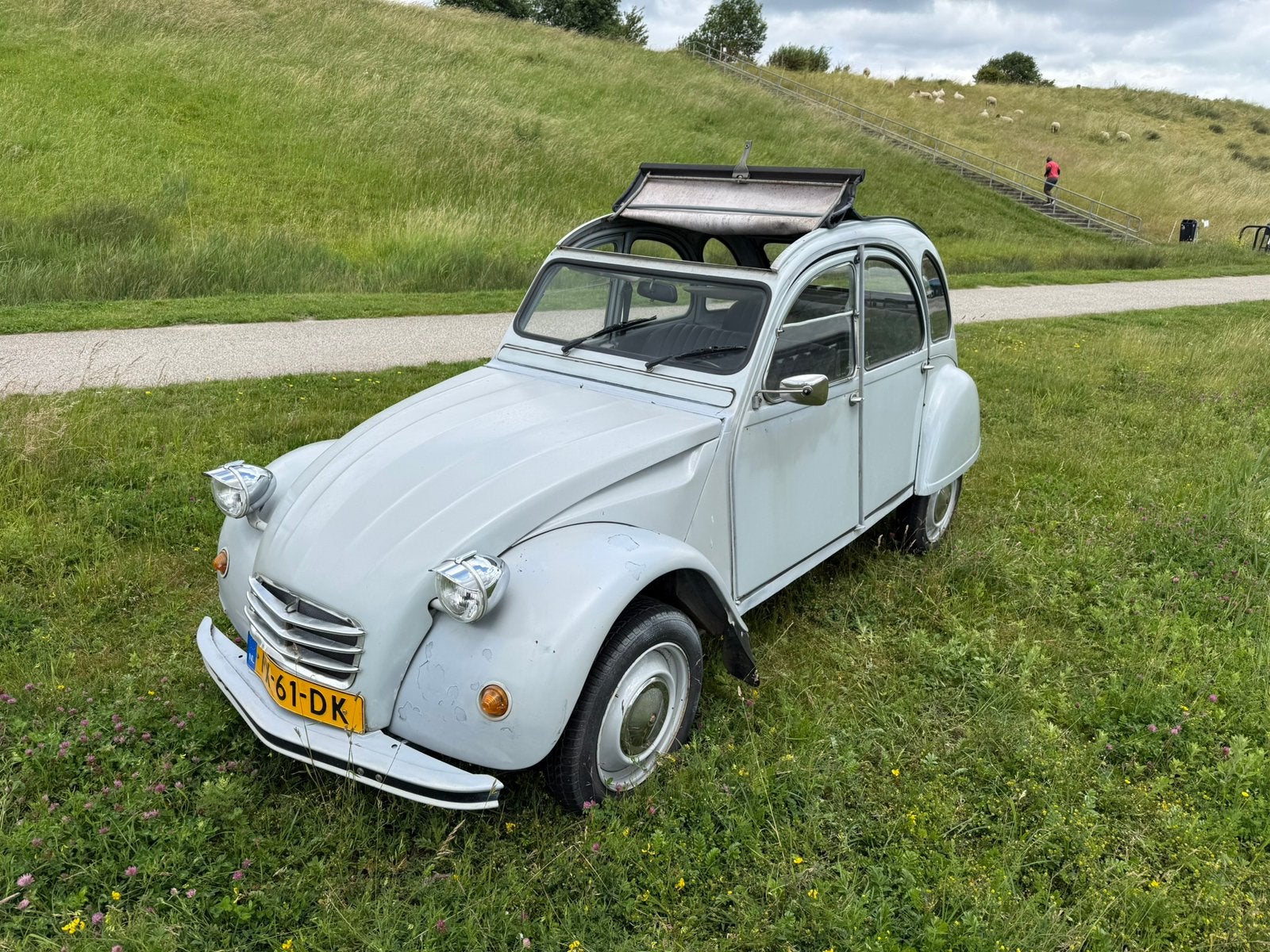 Citroën 2CV 0.6 Spec S6 1986 lelijk eendje! Inruil mogelijk, Auto's, Voorwielaandrijving, 602 cc, 2CV, Wit