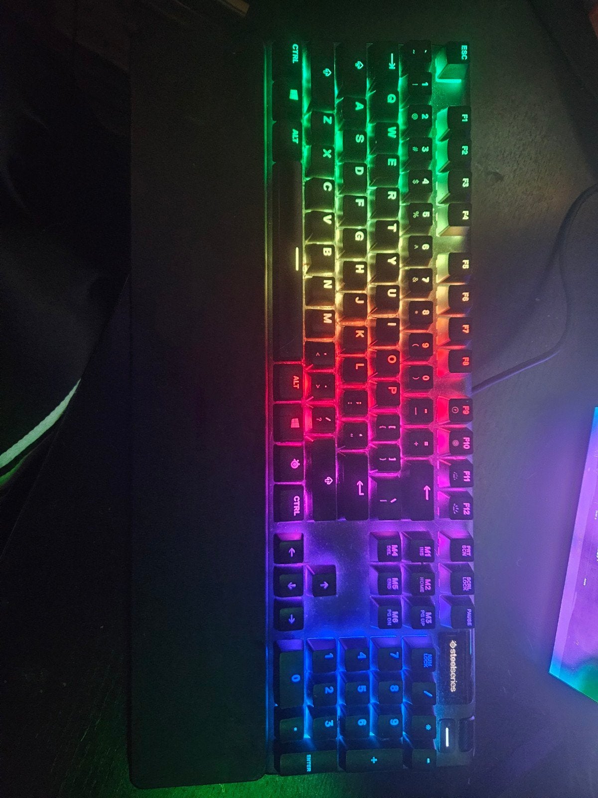 SteelSeries Apex 5 100% Gaming Toetsenbord, Computers en Software, Toetsenborden, Ophalen, Verlichte toetsen, Qwerty, Bedraad