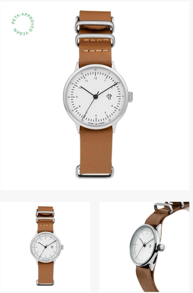 Dames/heren horloge, Sieraden, Tassen en Uiterlijk, Horloges | Dames, Overige merken, Leer, Staal, Polshorloge