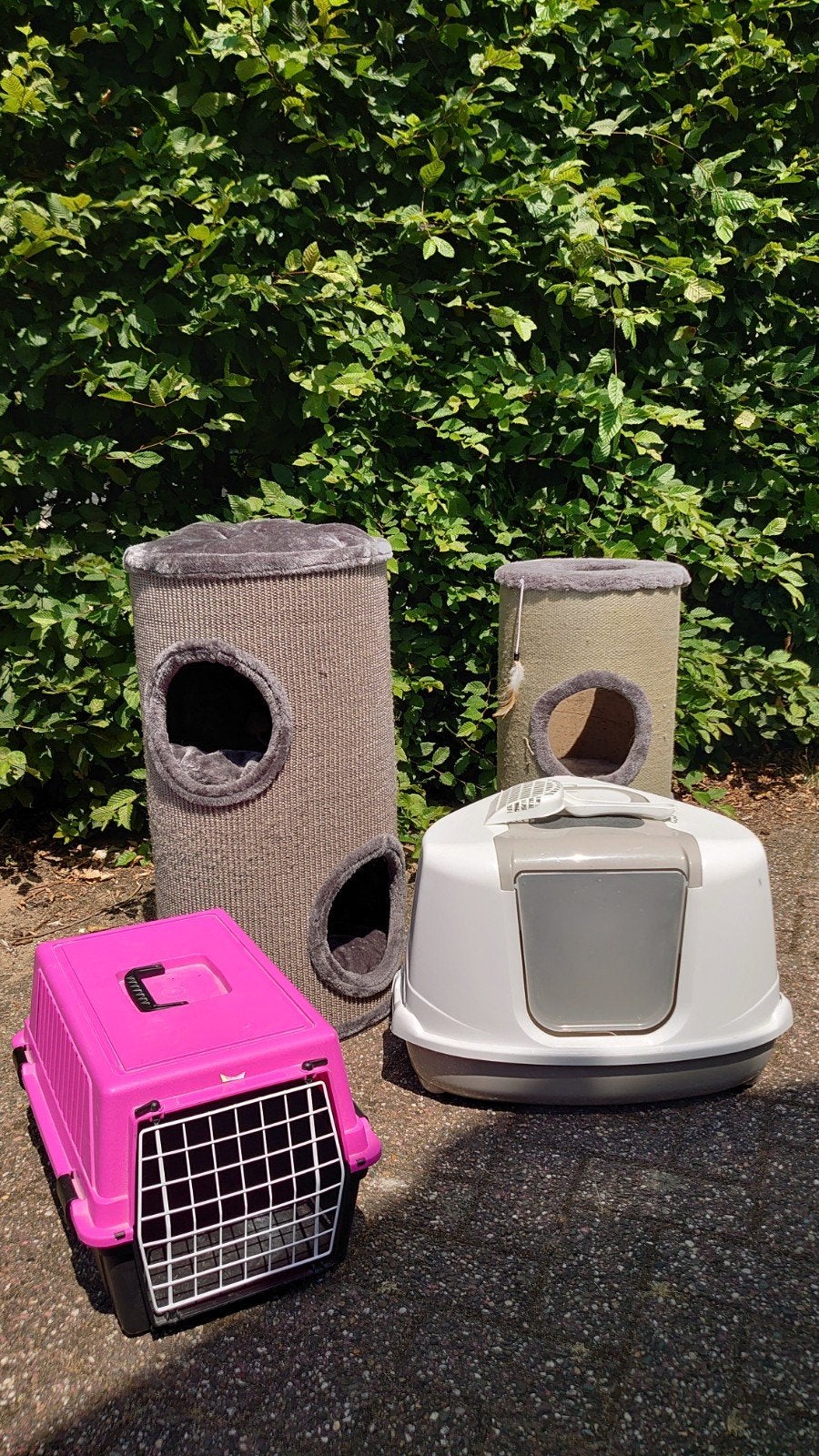 Katten accessoires, Ophalen