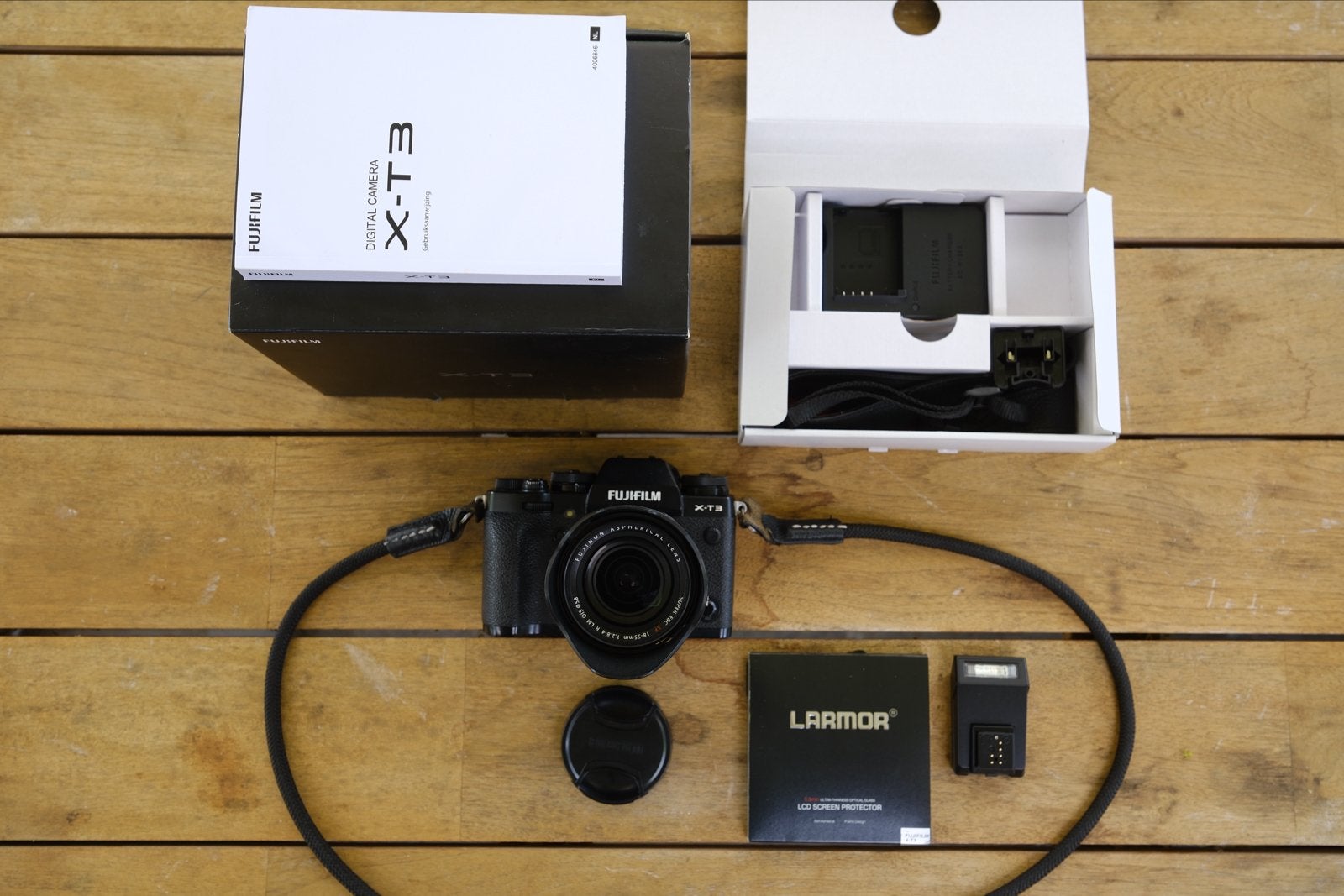 Complete Fuji XT-3 set met 18-55mm lens en accessoires, Spiegelreflex, Ophalen of Verzenden, Zo goed als nieuw, Fuji
