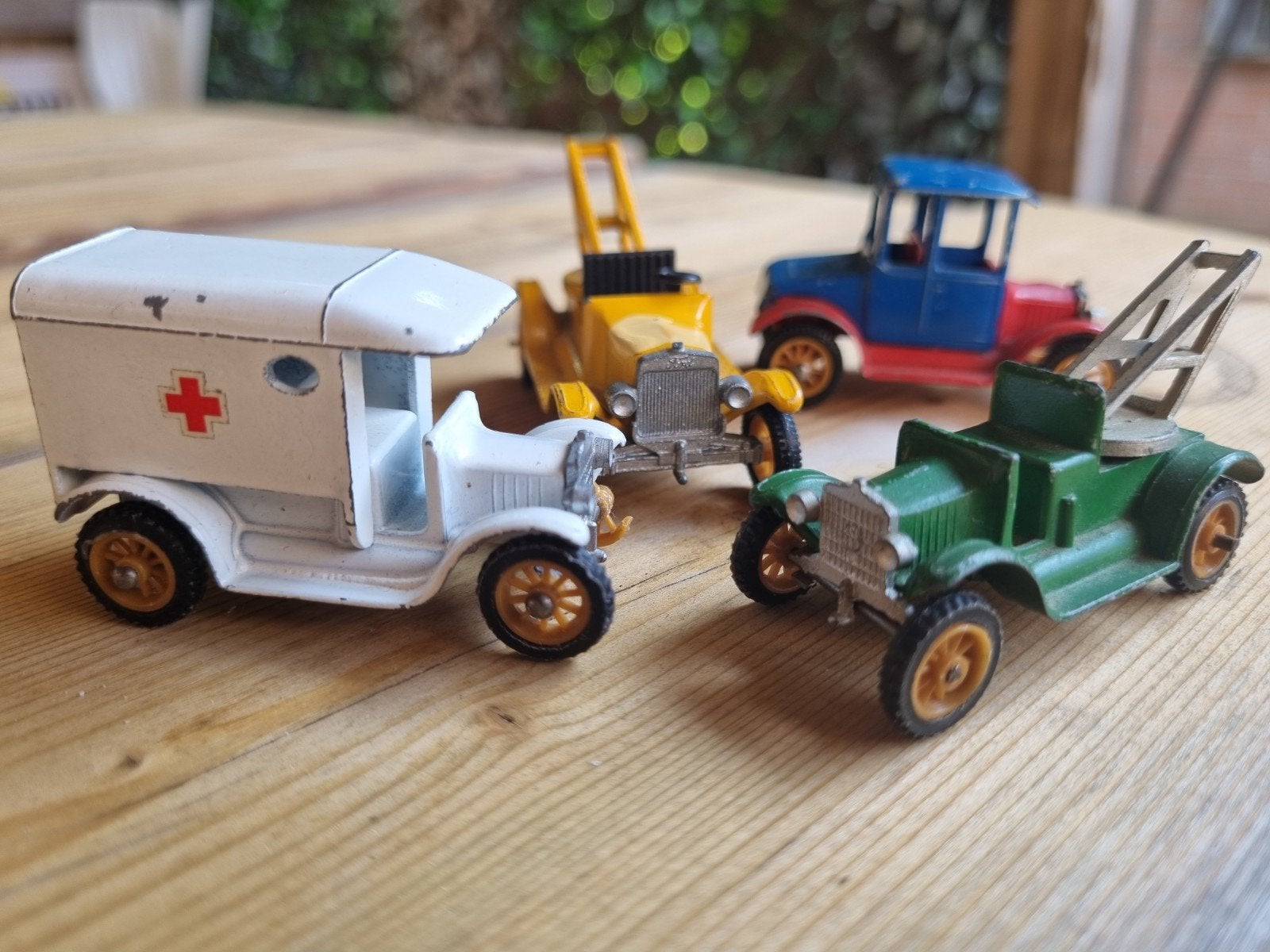 Set van 4 vintage EFSI modelletjes, Ophalen of Verzenden, Gebruikt, Auto's