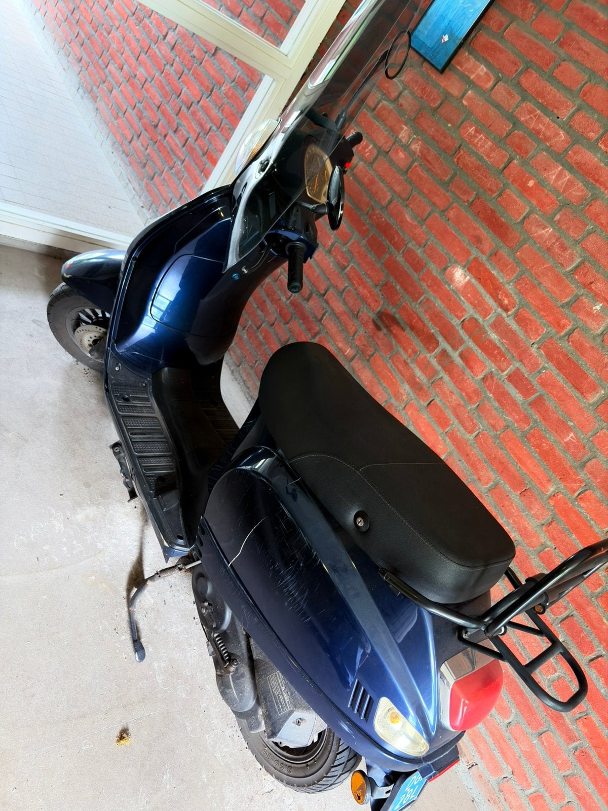 Blauwe Riva scooter met windscherm – opknapper, Ophalen, Gebruikt, Benzine, Overige merken