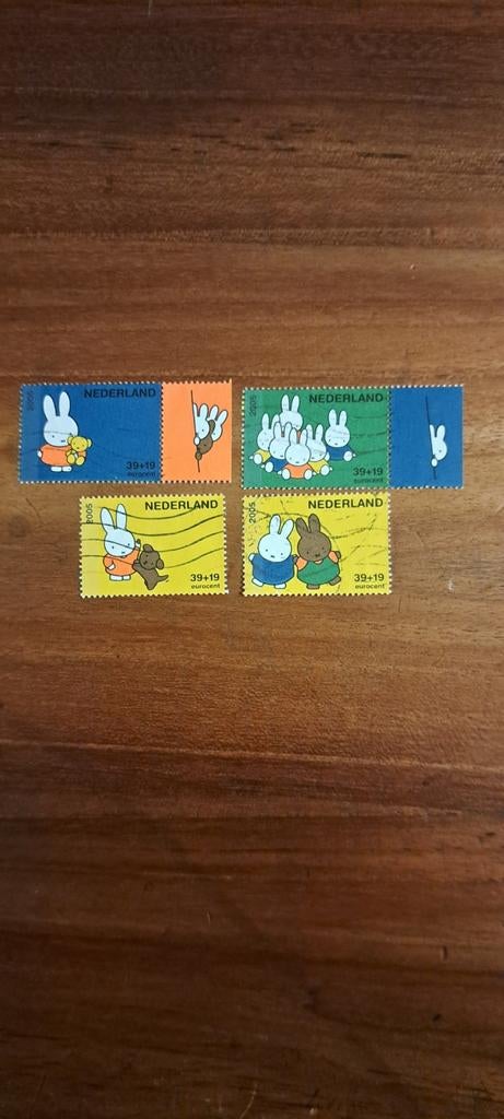 Kaveltje Kinderzegels Nijntje .Gestempeld. 2005 ., Postzegels en Munten, Postzegels | Nederland, Ophalen of Verzenden
