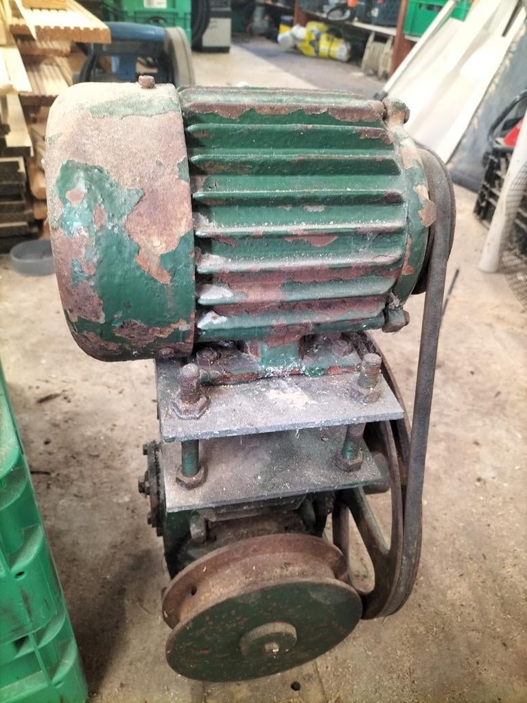Te koop motor met vertragingskast, Ophalen, Elektromotor