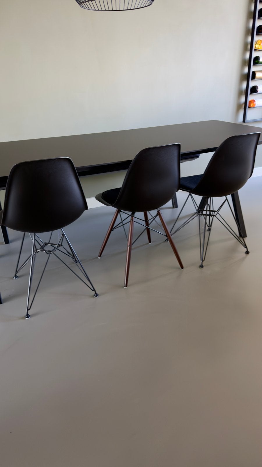 Vitra stoelen, 3 stuks, zwart, Ophalen, Kunststof, Drie, Zwart
