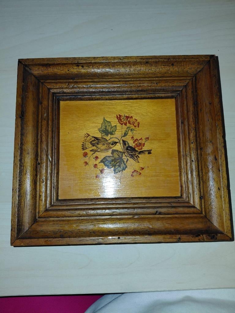 Houten Italiaans schilderijtje, Antiek en Kunst, Ophalen