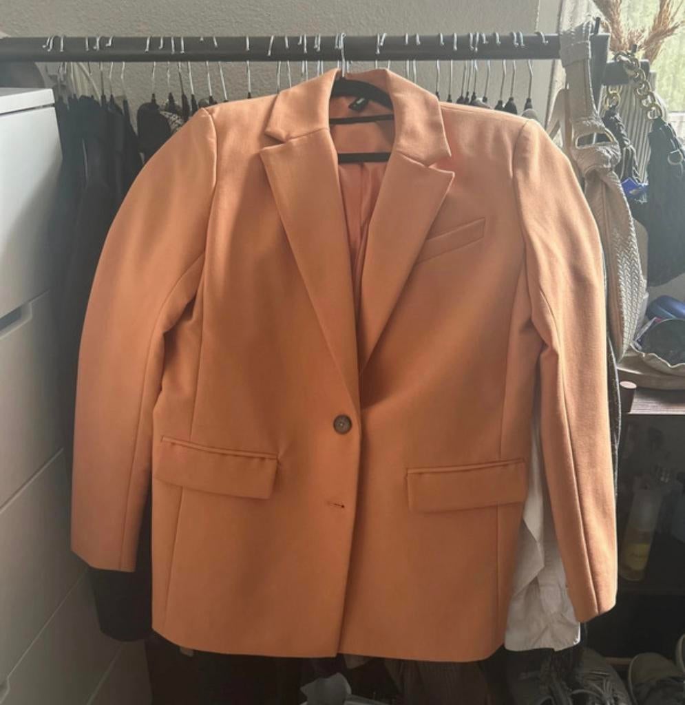 Oranje blazer shoeby maat s, Ophalen of Verzenden, Gedragen, Maat 38/40 (M), Oranje