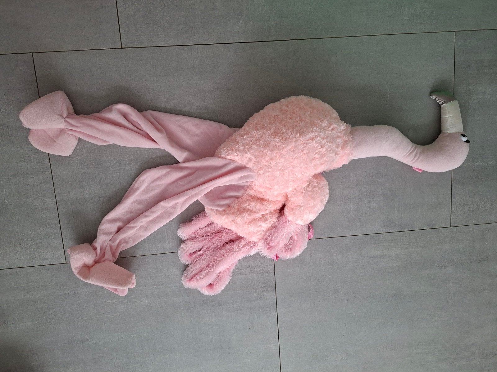 Roze Flamingo Instap Verkleedkleding, Ophalen of Verzenden, Gebruikt, 110 t/m 116, Jongen of Meisje