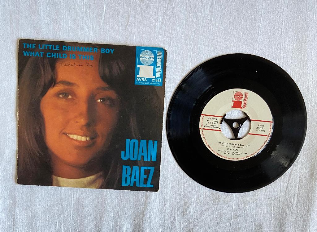 Joan Baez - the little drummer boy, 7 inch, Single, Ophalen of Verzenden, Zo goed als nieuw