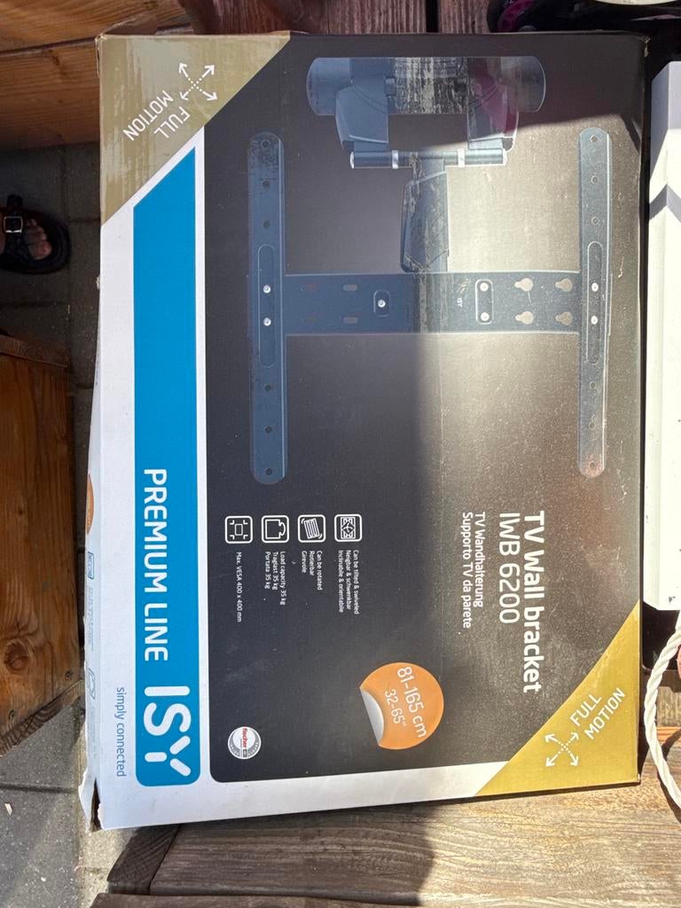 TV Beugel ISY IWB 6200 voor 32-65 inch TV's, Ophalen of Verzenden, Nieuw