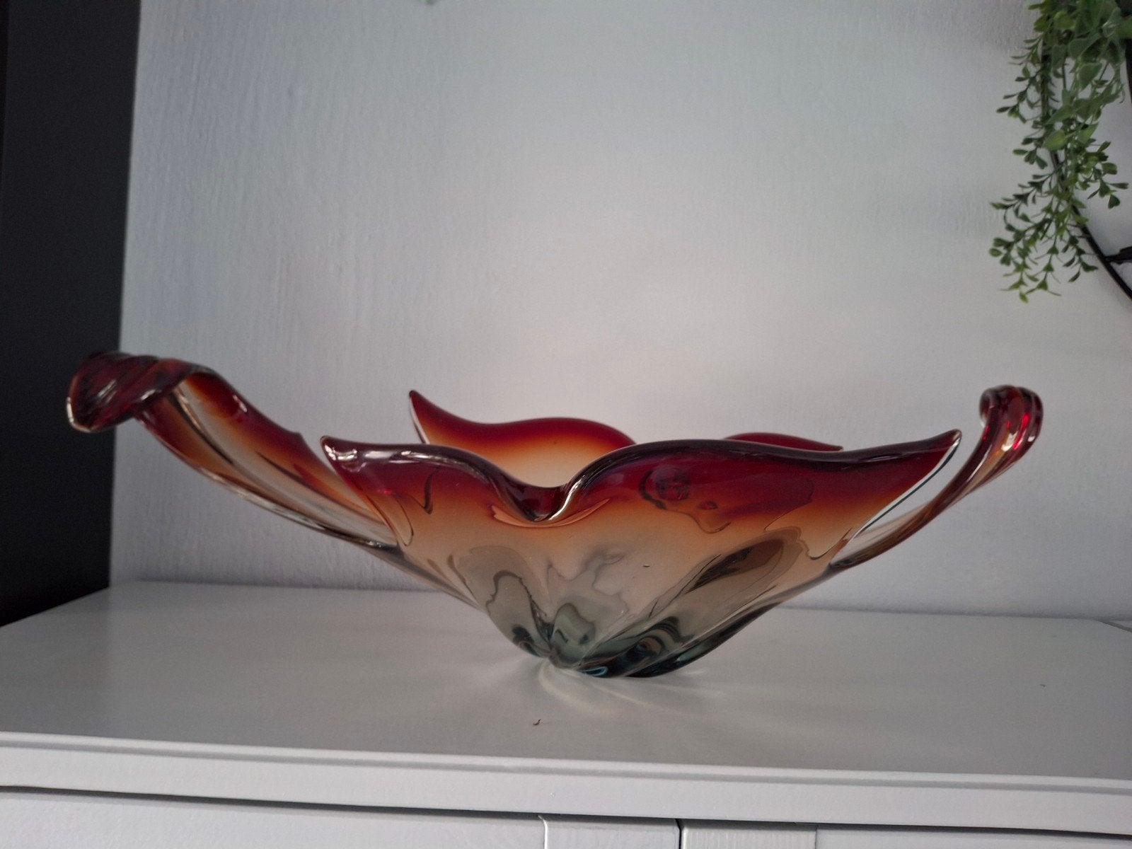 Murano schaal als nieuw, Ophalen of Verzenden, Zo goed als nieuw, Ovaal, Glas