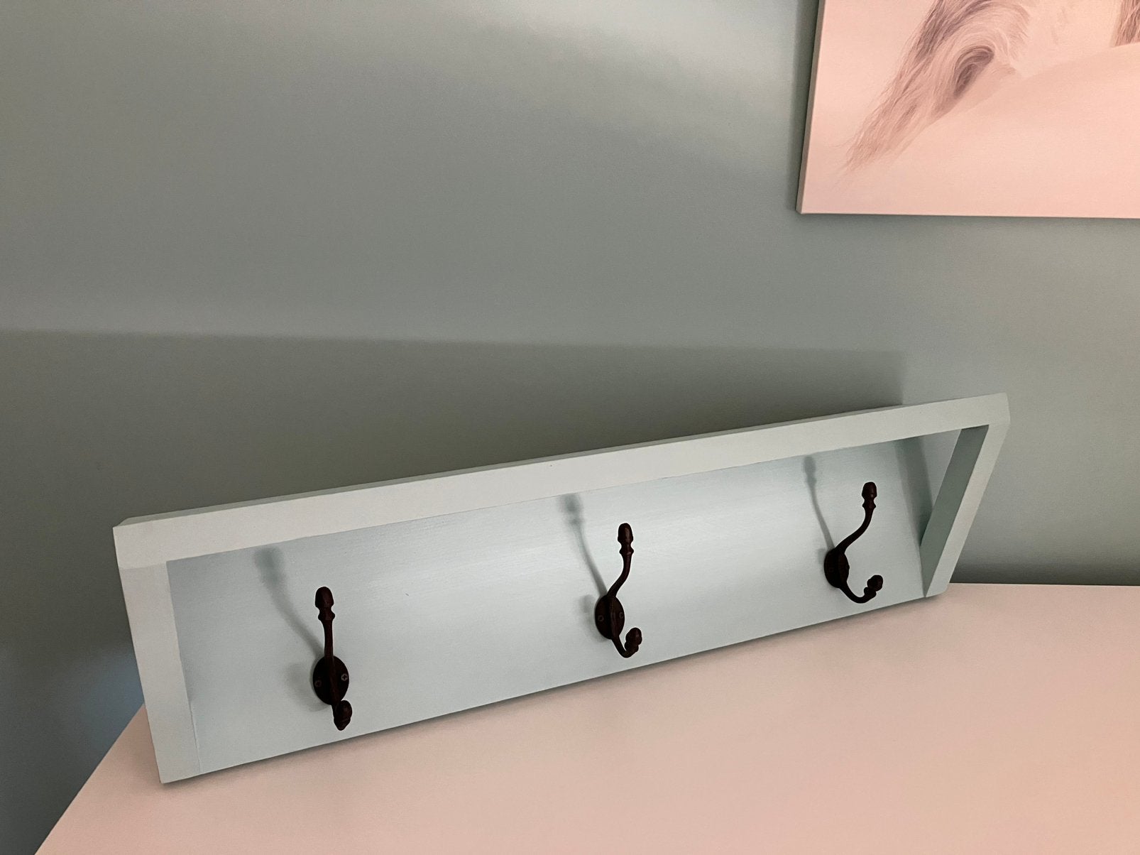 Kapstok steigerhout, Huis en Inrichting, Woonaccessoires | Kapstokken, Zo goed als nieuw, Minder dan 100 cm, Hout, Ophalen