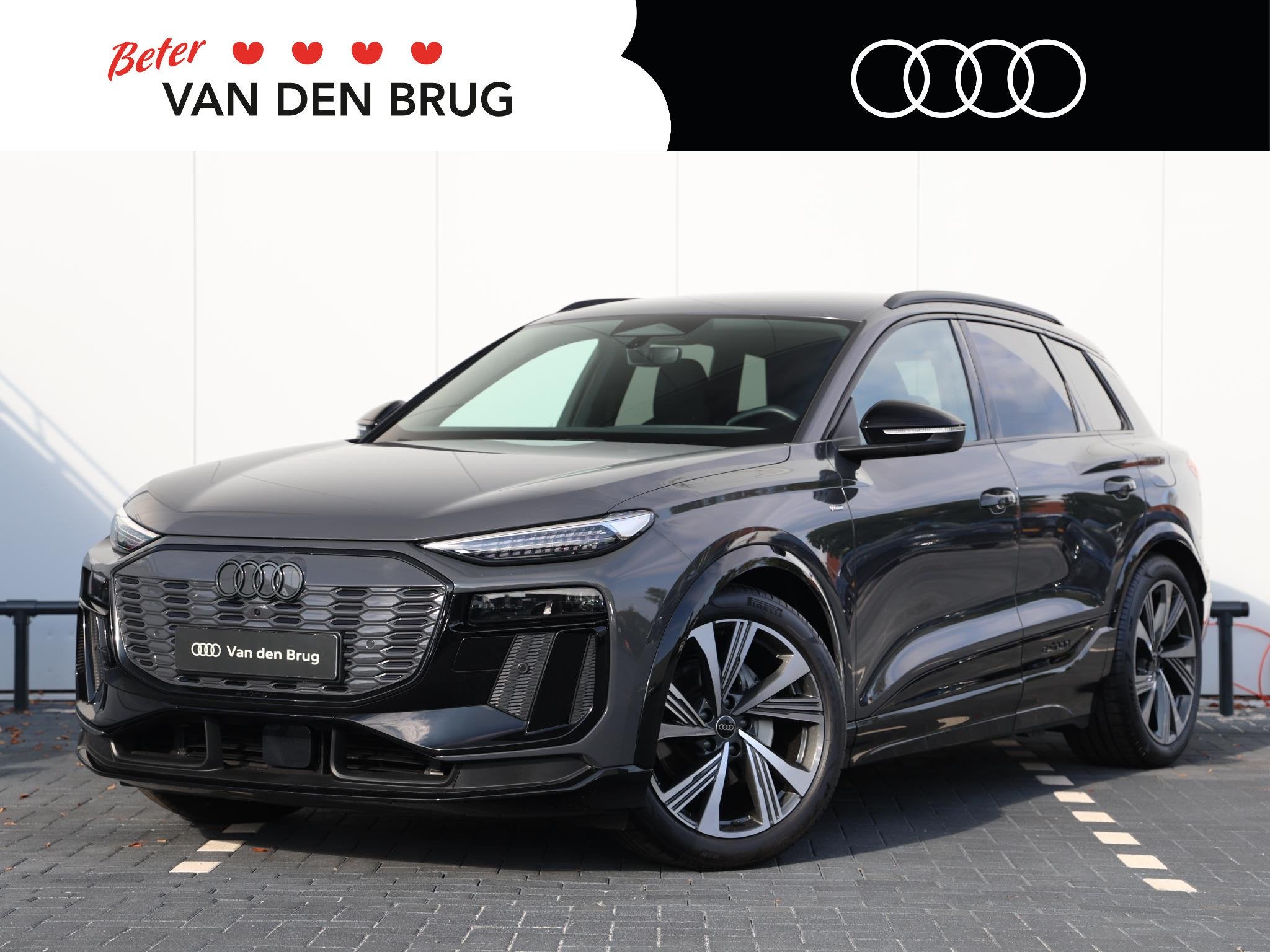Audi Q6 e-tron S edition performance 100 kWh | Luchtvering |, Auto's, Automaat, Gebruikt, 100 kWh, 2000 kg