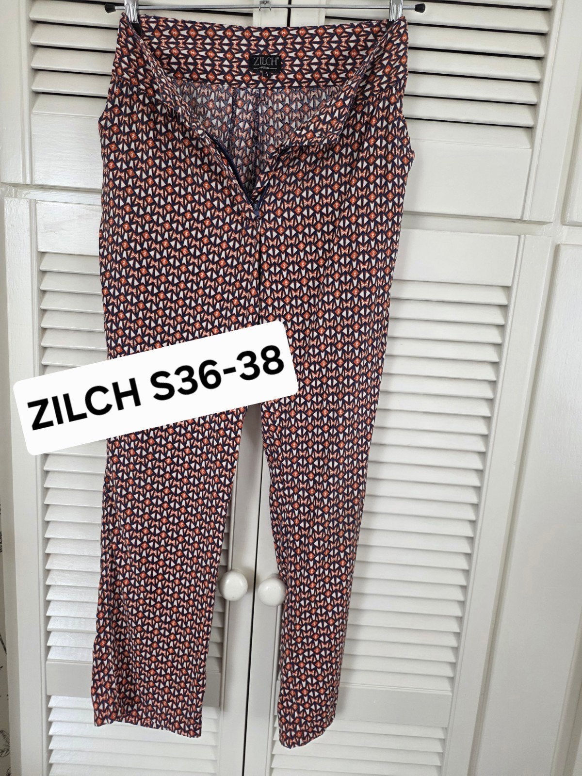 Stijlvolle ZILCH damespantalon maat S 36-38, Blauw, Ophalen of Verzenden, Zo goed als nieuw, ZILCH Amsterdam
