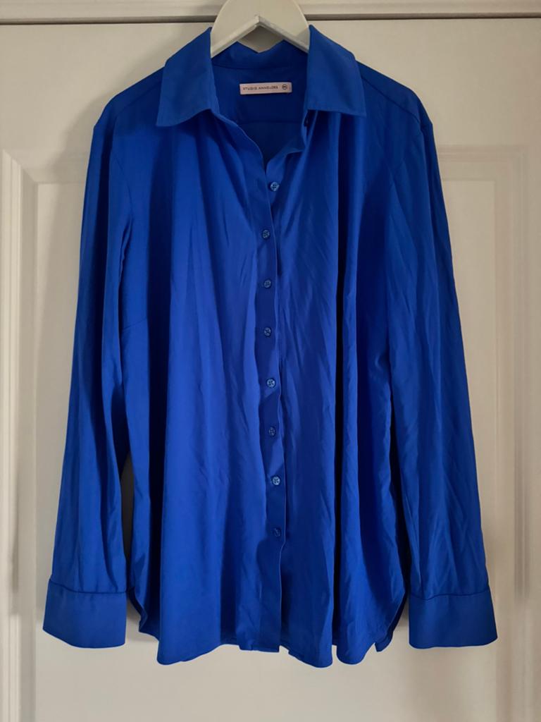 Studio Anneloes Poppy blouse cobaltblauw maat XXL, Ophalen of Verzenden, Zo goed als nieuw, Maat 46/48 (XL) of groter, Blauw