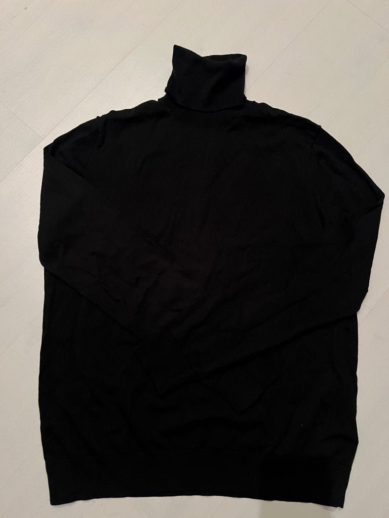 Arket merino wol coltrui M, Kleding | Dames, Ophalen of Verzenden, Zo goed als nieuw, Zwart
