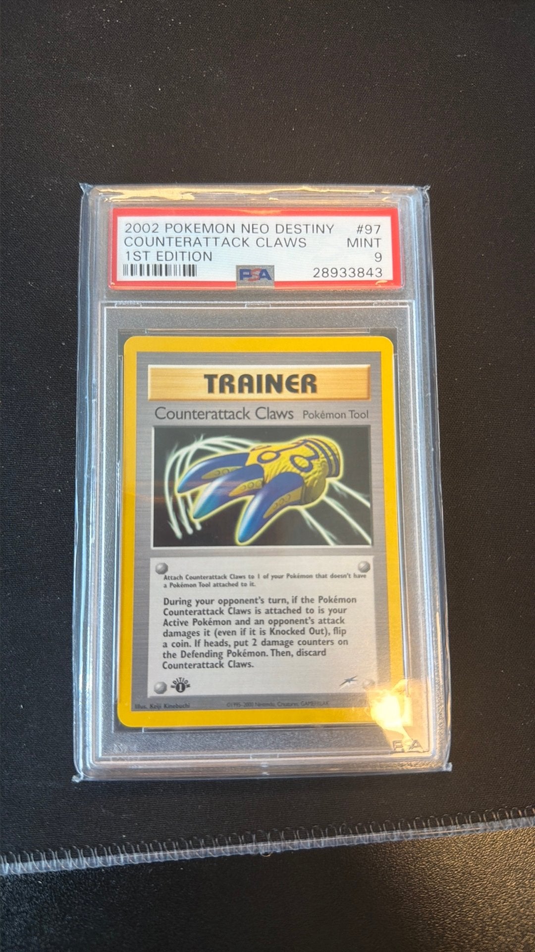 Counterattack claws 1st edition #97 PSA 9, Ophalen of Verzenden, Zo goed als nieuw