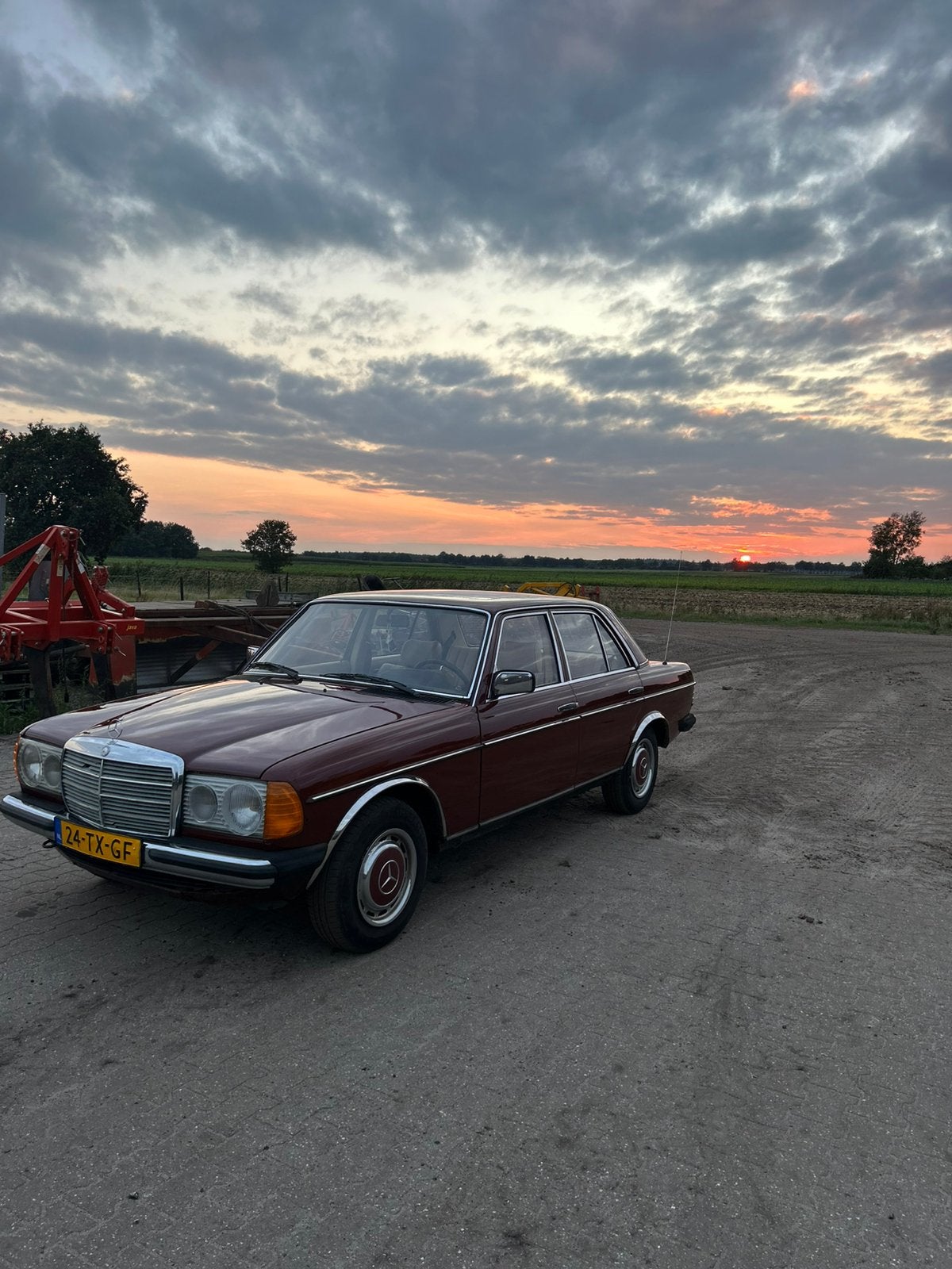 Mercedes-Benz 200-Serie 2.0 200 1980 Rood, Auto's, 1330 kg, 665 kg, Handgeschakeld, 93 pk