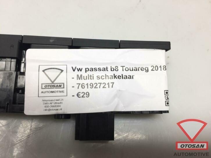 vw touareg iii 2018 multi schakelaar pdc a off 761927217, Gebruikt, Volkswagen, Volkswagen AG, Berliner Ring 2
38440  Wolfsburg, DE