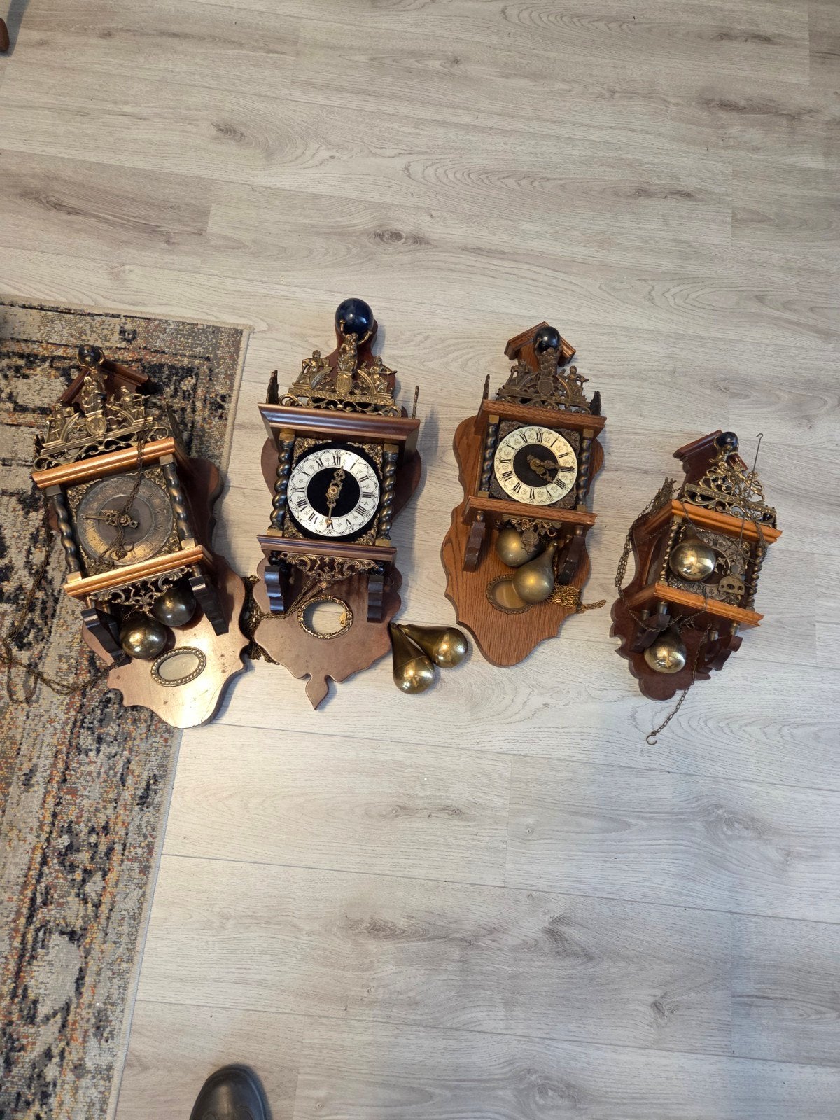 4 zaanse klokken, Ophalen of Verzenden