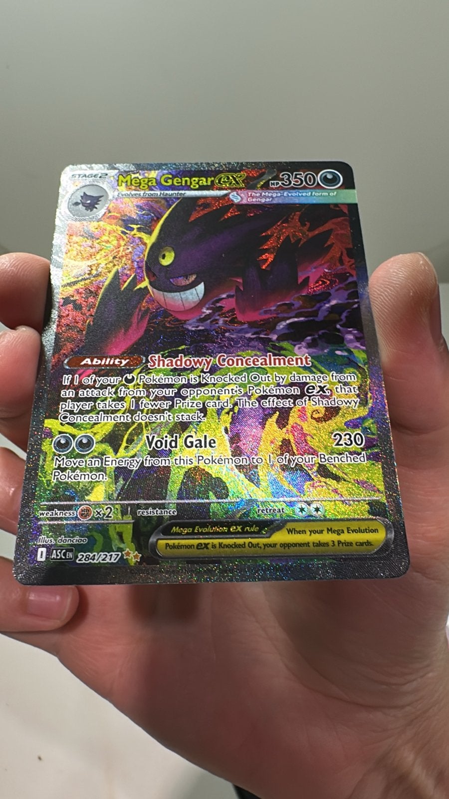 Mega Gengar EX 284 Pokémon ascended heroes, Hobby en Vrije tijd, Verzamelkaartspellen | Pokémon, Ophalen of Verzenden, Zo goed als nieuw