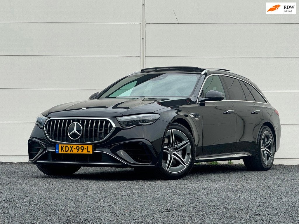Mercedes-Benz E-klasse Estate AMG 53 4MATIC+ 612 PK fab gara, Auto's, Automaat, Gebruikt, Euro 6, Plug-in hybride