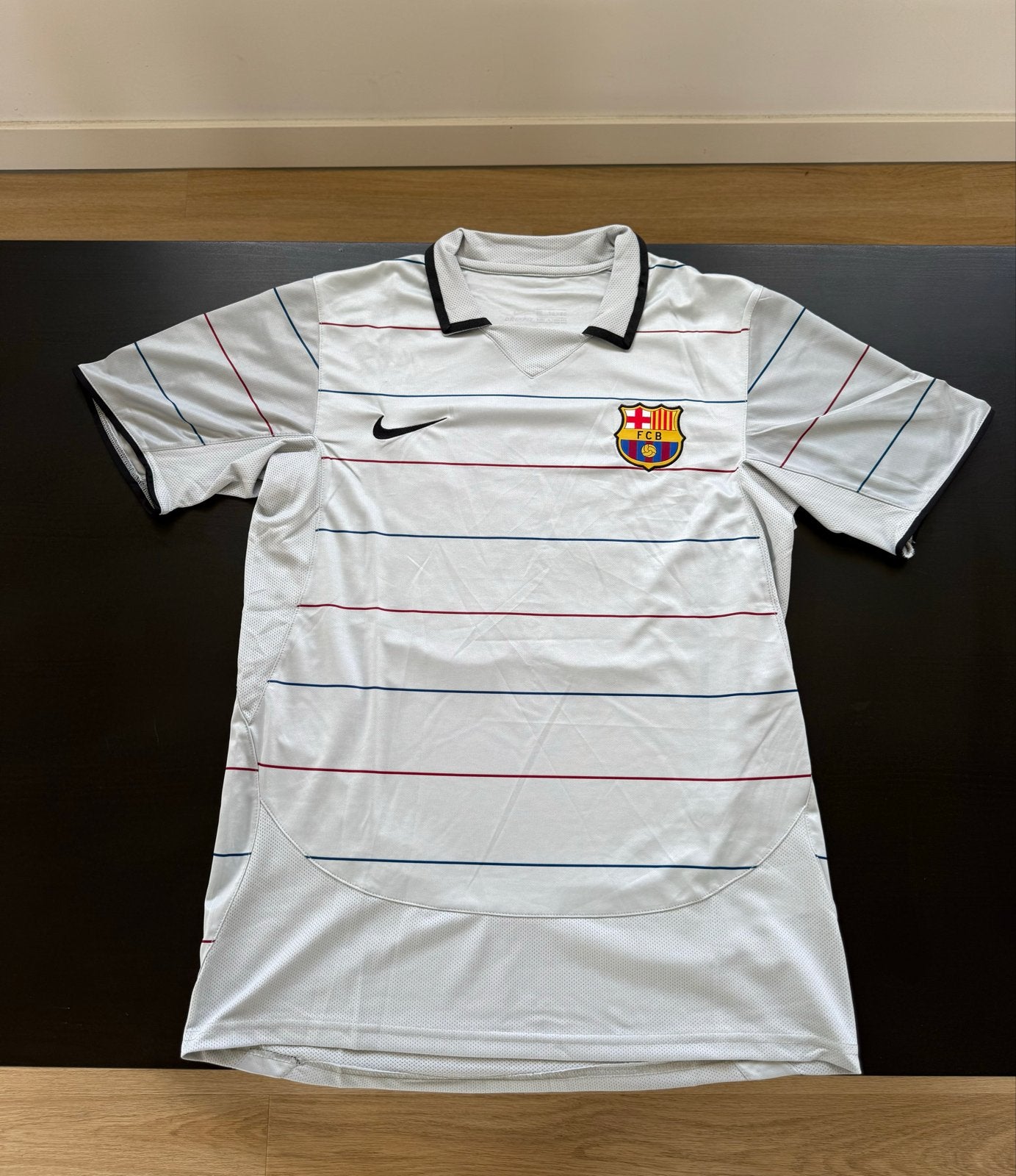 FC Barcelona Ronaldinho #10 Uitshirt 2003-2004 Maat XL, Sport en Fitness, Voetbal, Maat XL, Verzenden, Zo goed als nieuw, Shirt