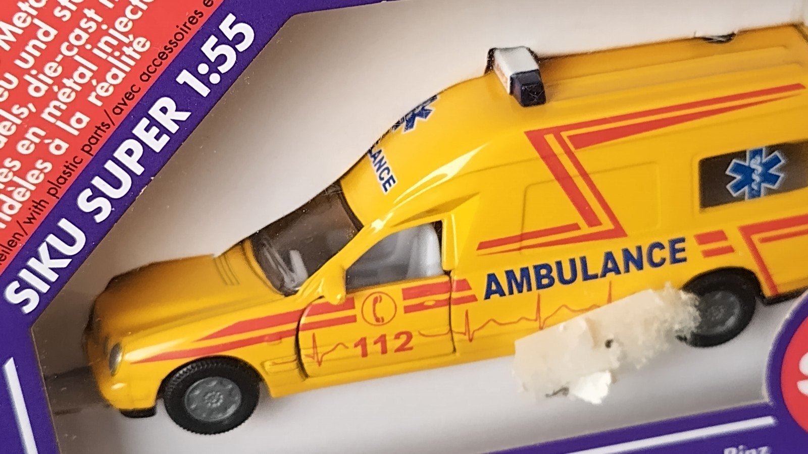Mercedes Benz Binz Ambulance 1;55 Siku Pol, Auto, Verzenden, Nieuw, Siku