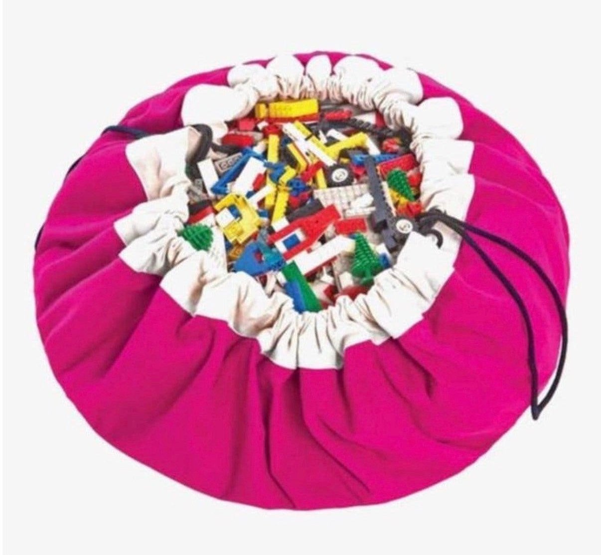 Felroze opbergzak/speekleed van Play & Go handig voor LEGO, Ophalen of Verzenden, Zo goed als nieuw, Jongen of Meisje