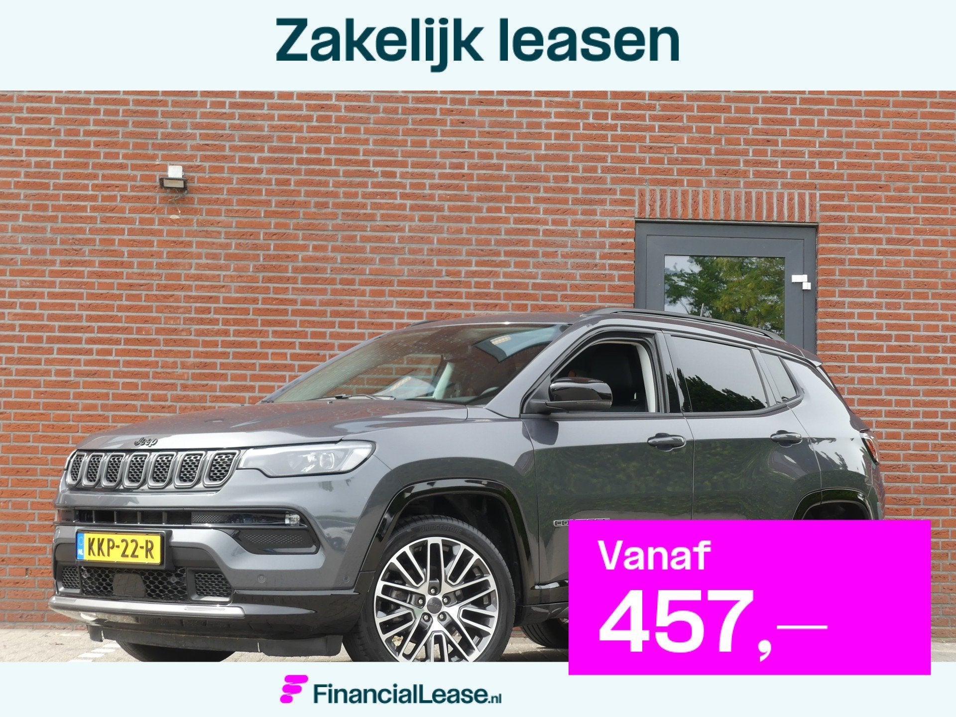 Jeep Compass 1.5T e-Hybrid Upland, Gebruikt, 4 cilinders, Bedrijf, 1469 cc