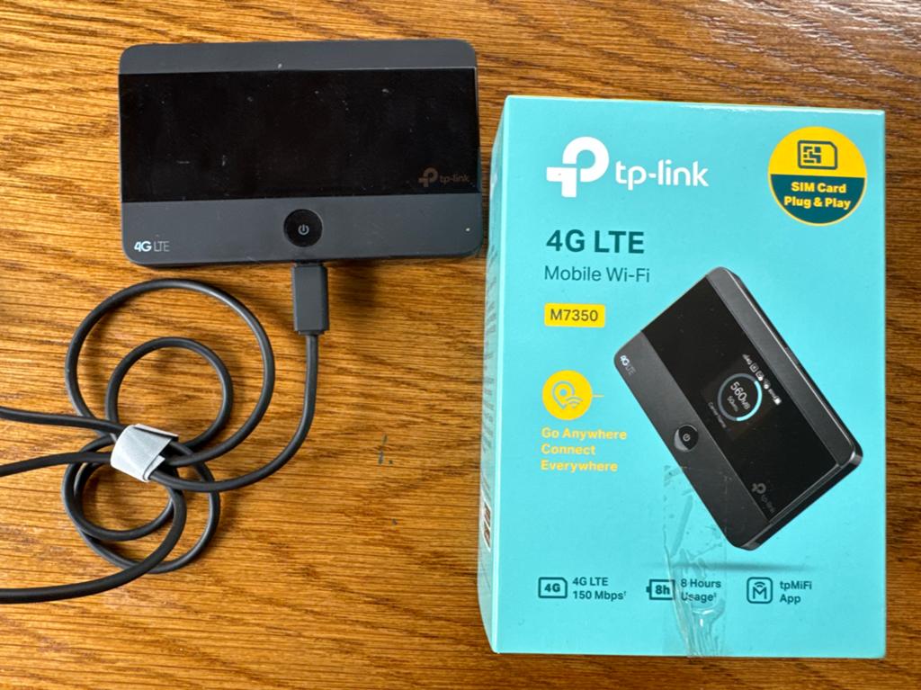 TP-Link M7350 4G LTE Mobiele Wi-Fi Router, Computers en Software, Routers en Modems, Ophalen of Verzenden, Gebruikt, Router