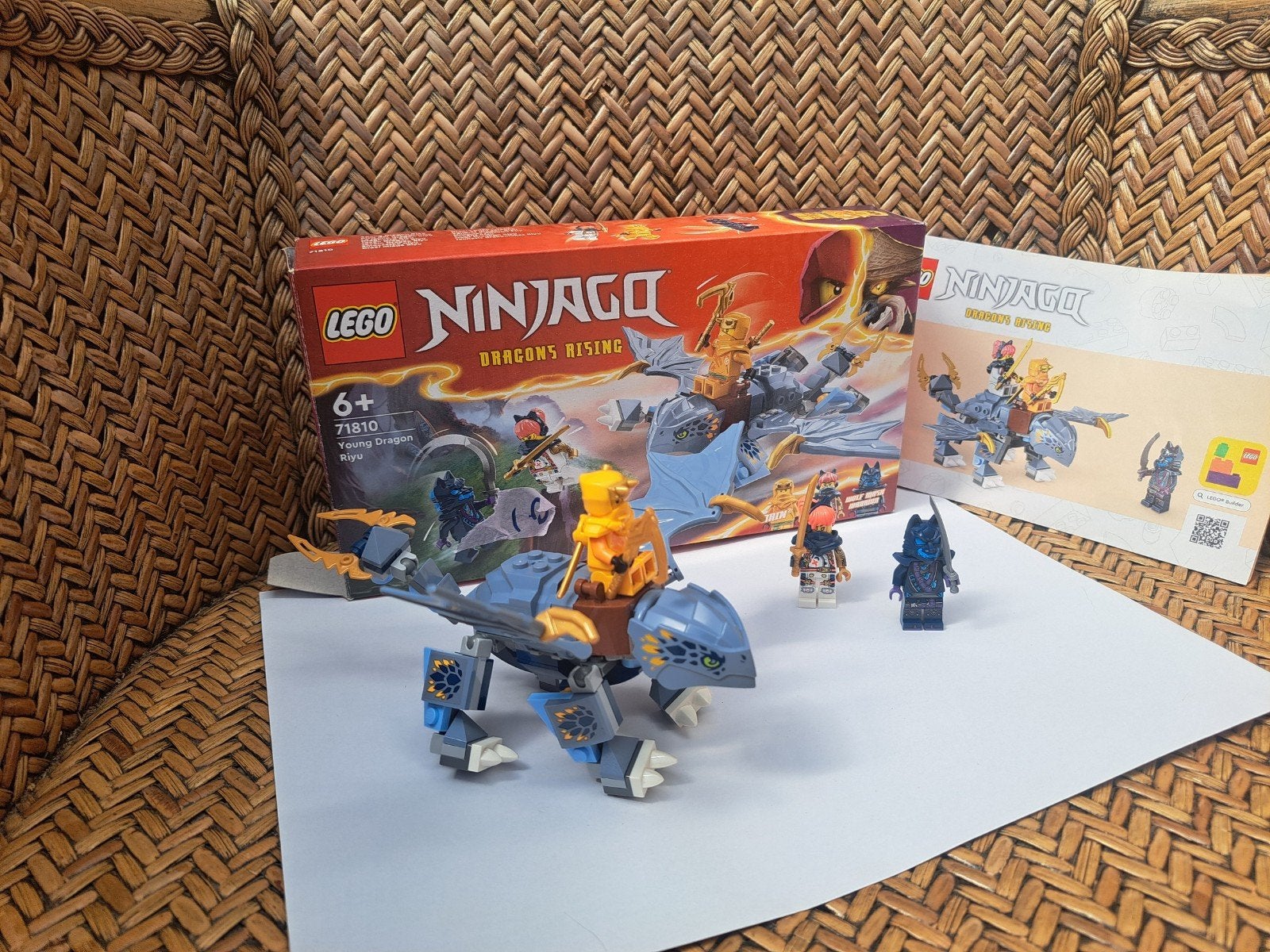 LEGO Ninjago 71810 Young Dragon Riyu, Lego, Ophalen of Verzenden, Zo goed als nieuw, Inclusief minifiguren