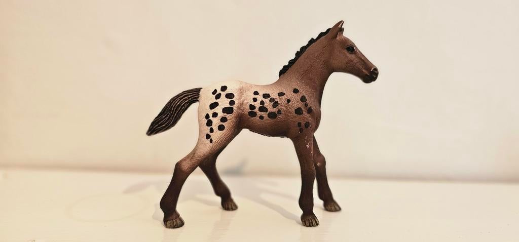 Schleich Appaloosa veulen #13862, Ophalen of Verzenden, Zo goed als nieuw, Paard, Beeldje of Figuurtje